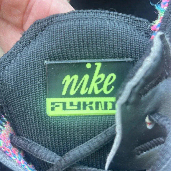 Nike Air Max Flyknit Racer Multicolor Soccer Sneakers Size 10 - Picture 2 of 9